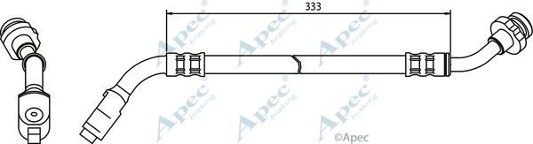 APEC BRAKING stabdžių žarnelė HOS3491